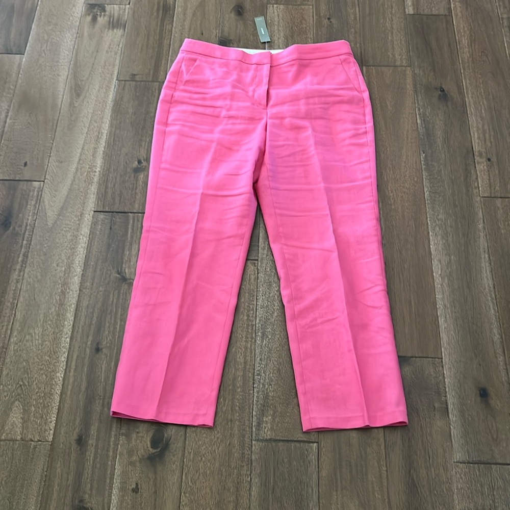 J Crew lines linen Kate pant